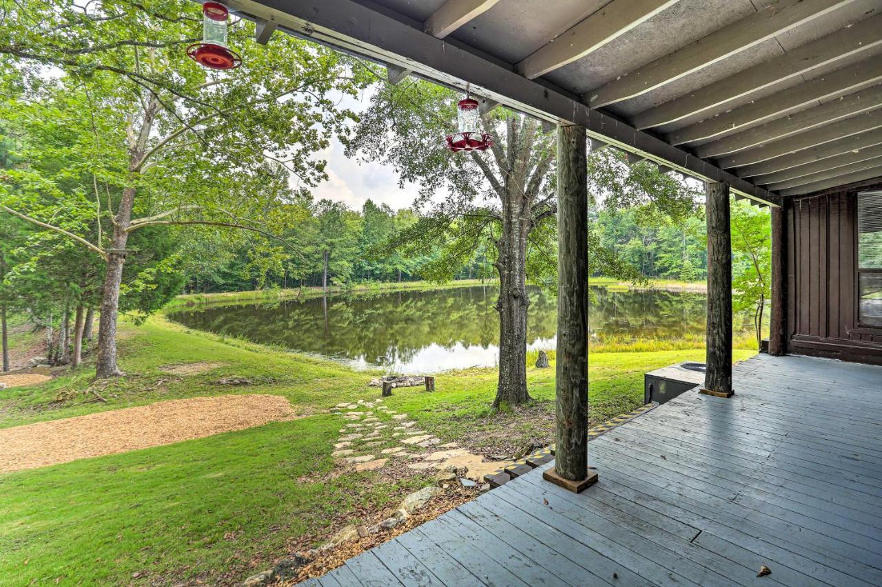 1950S Serenity Pond Cabin With View Peace And Quiet! Talladega Exterior photo